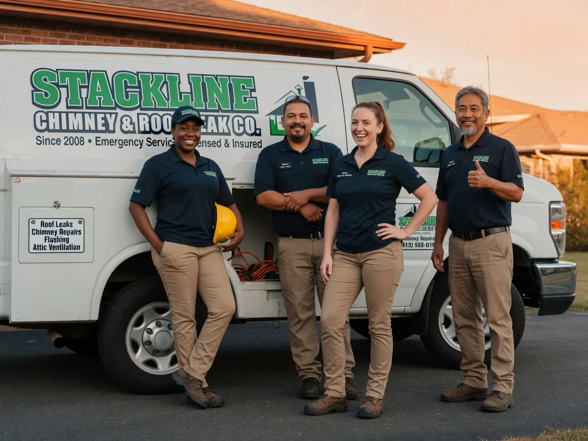 Chimney flashing repair company in Denton, GA